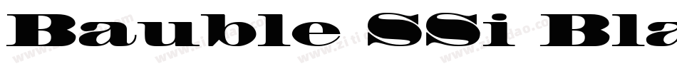 Bauble SSi Black字体转换